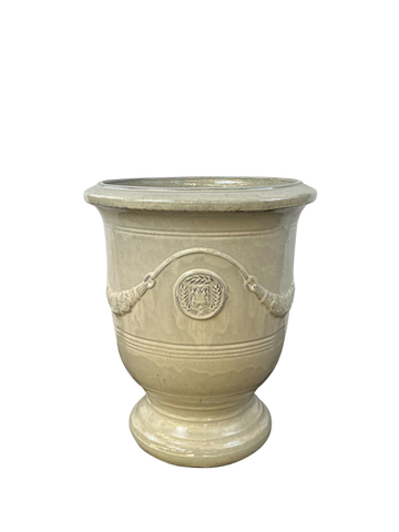 Keramicky květináč RICHELIEU - Krémová