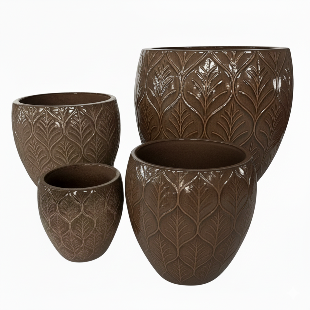 VanEnjoy Keramik-Blumentopf In Gesichtsform | 14cm Hoch, Drainageloch | Süße Vase Für Sukkulenten, Kakteen & Deko