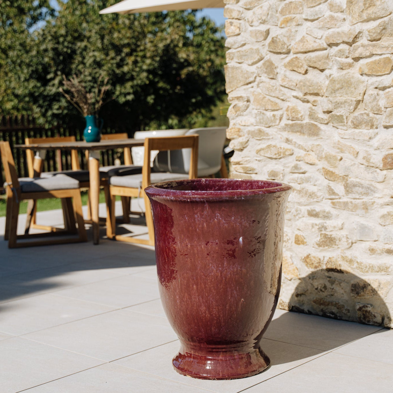 Keramický květináč Arthur - Fialová - Provencelia.cz