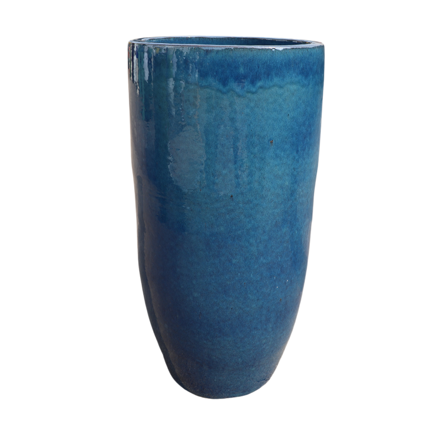 Keramicky květináč Athena - Azurově modrá