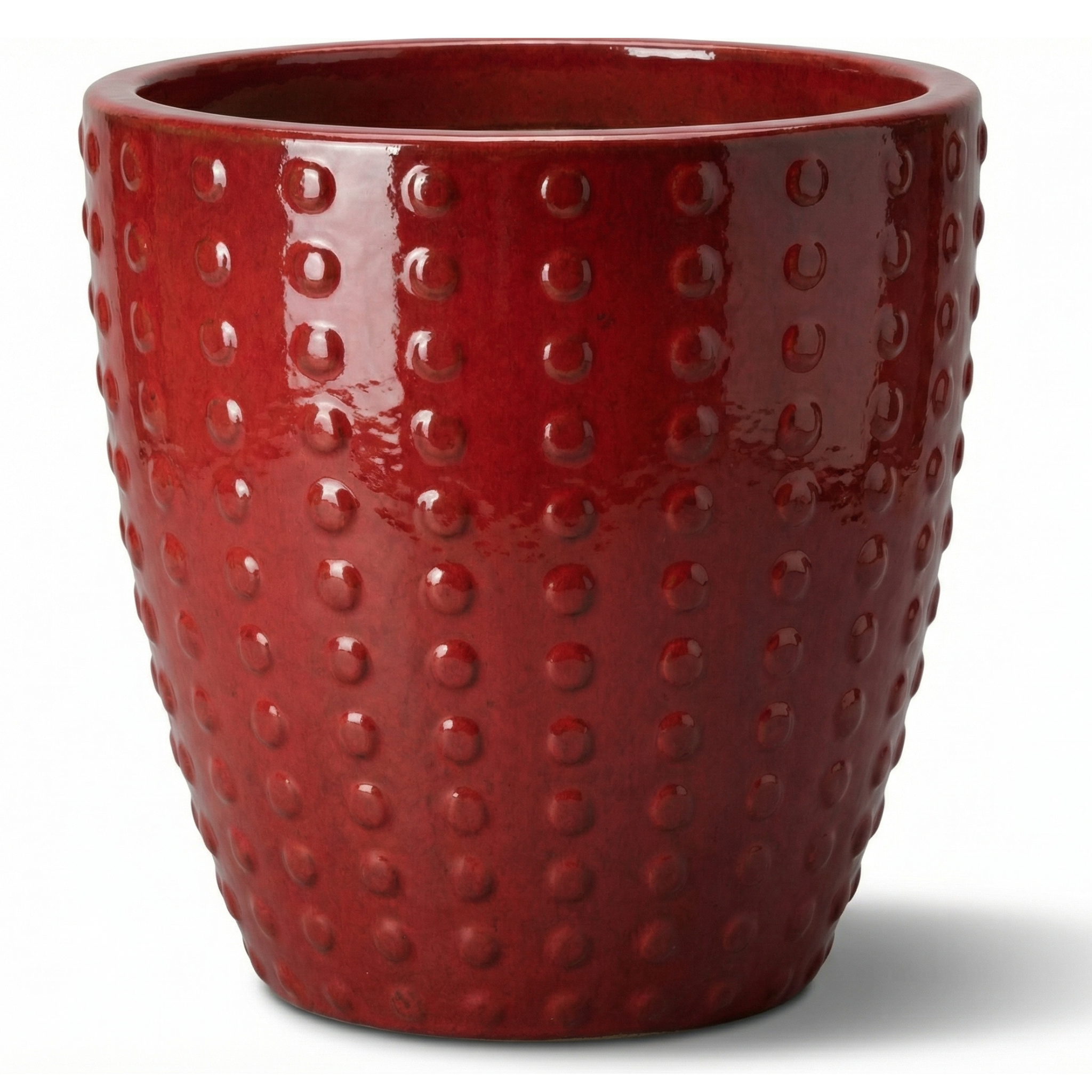 Keramik-Blumentopf ATTILA - Imperialrot
