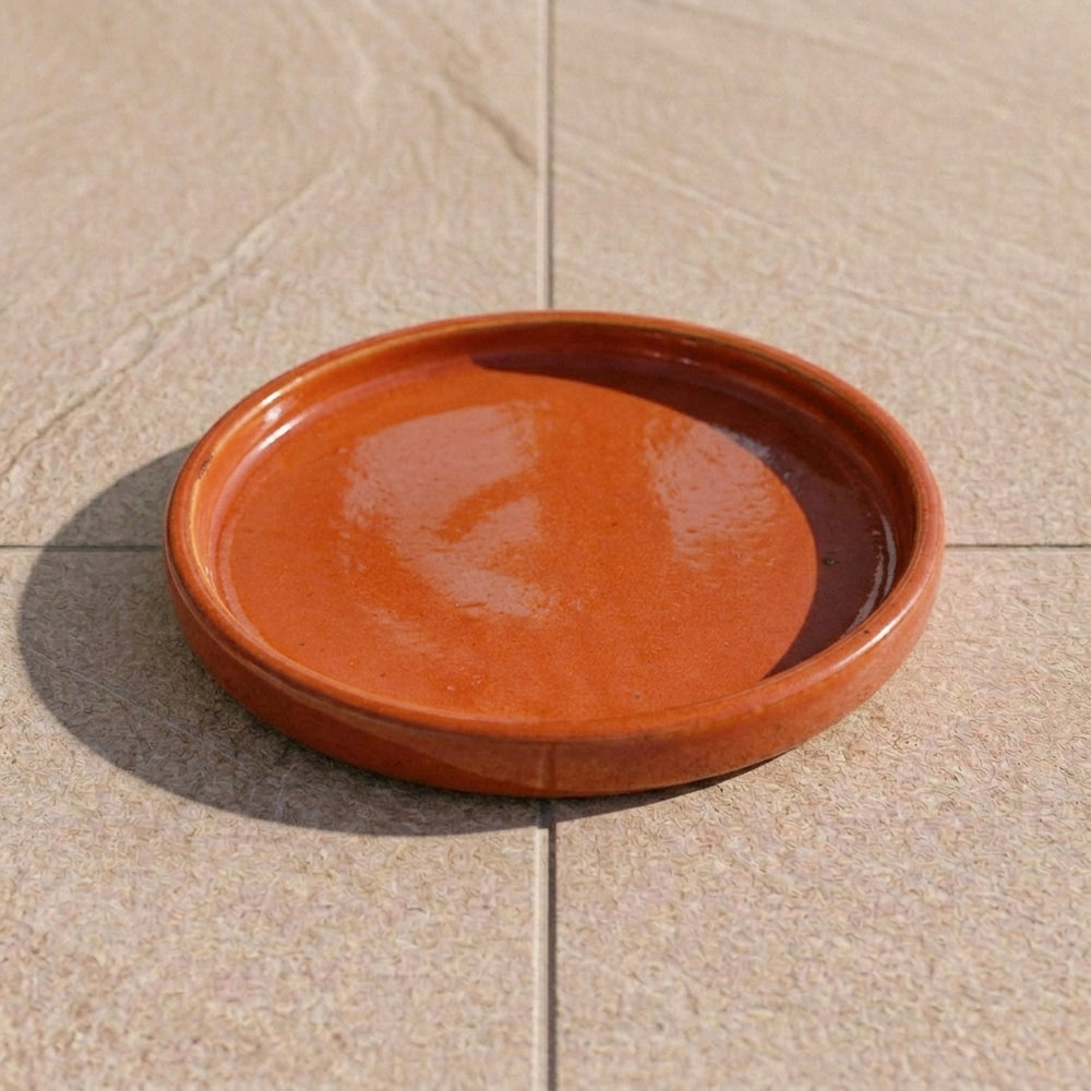 Pflanzkübel-Untersetzer – Altrosa (Ø 20–40 cm)