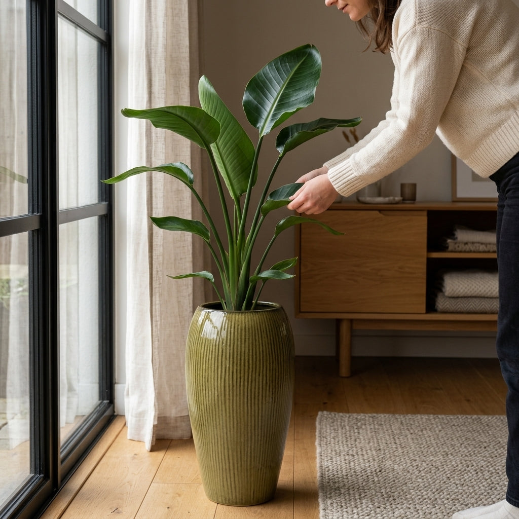 Keramický květináč Milano - Žlutá