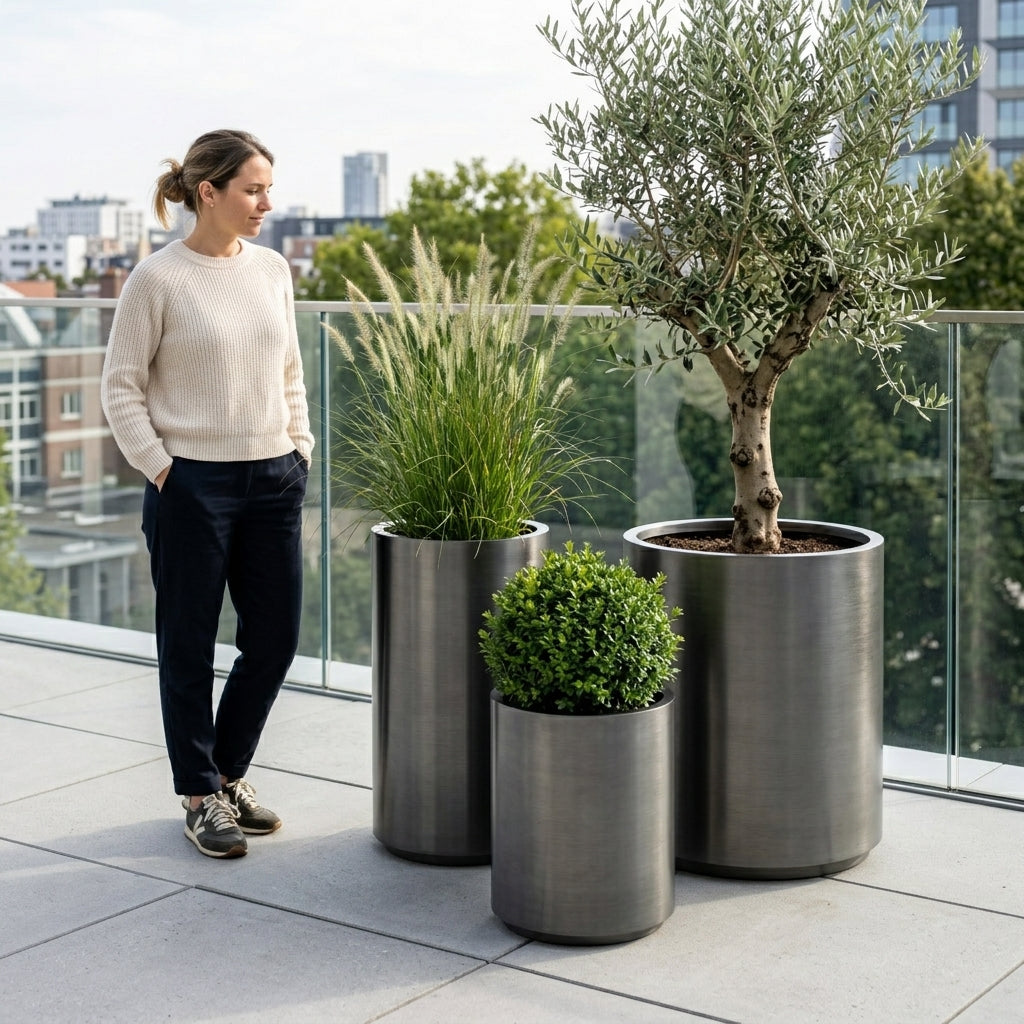 Provencelia Blumentopf – handgefertigt, frostbeständig, wetterfest