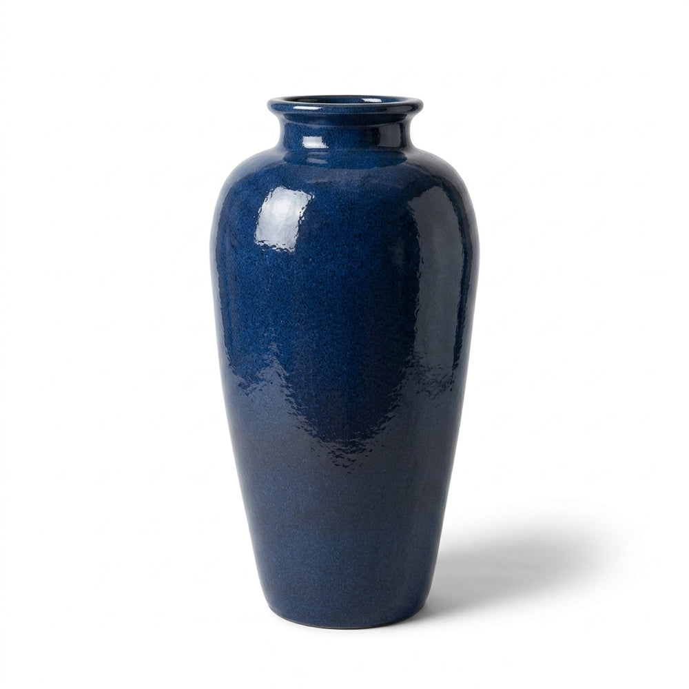 Keramik-Pflanzkübel Jupiter - Mitternachtsblau - XL (40x83cm)