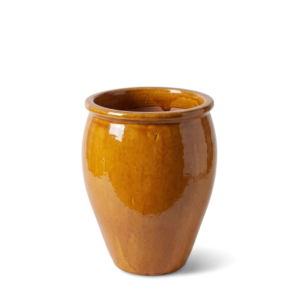 Keramik-Pflanzkübel BACCHUS - Honig - L (36 cm x 52 cm)