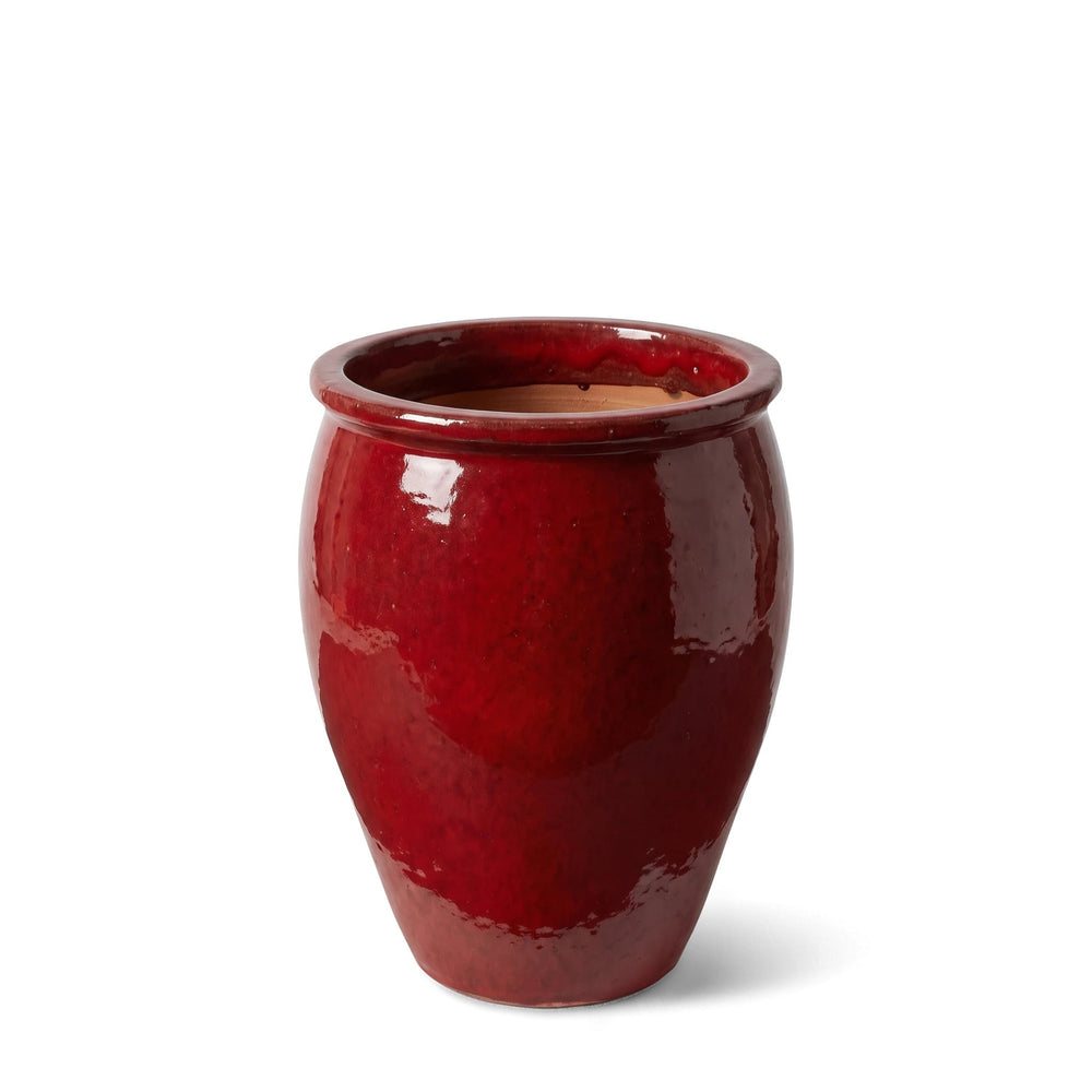 Keramik-Pflanzkübel BACCHUS - Tropisches Rot - L (36 cm x 52 cm)