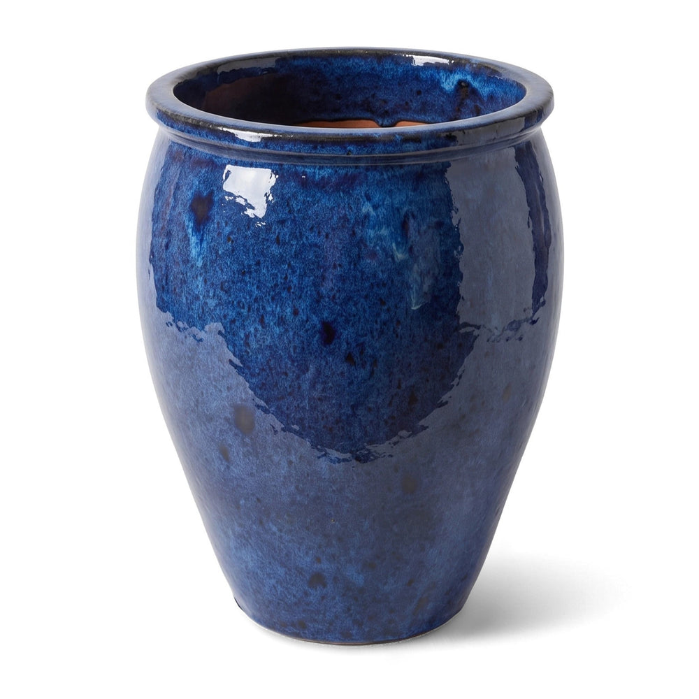 Keramik-Pflanzkübel BACCHUS - Azurblau - XL (50 cm x 68 cm)