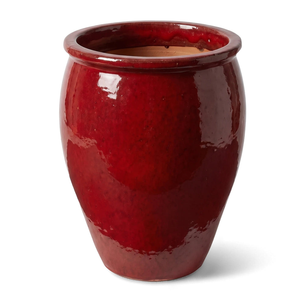 Keramik-Pflanzkübel BACCHUS - Tropisches Rot - XL (50 cm x 68 cm)