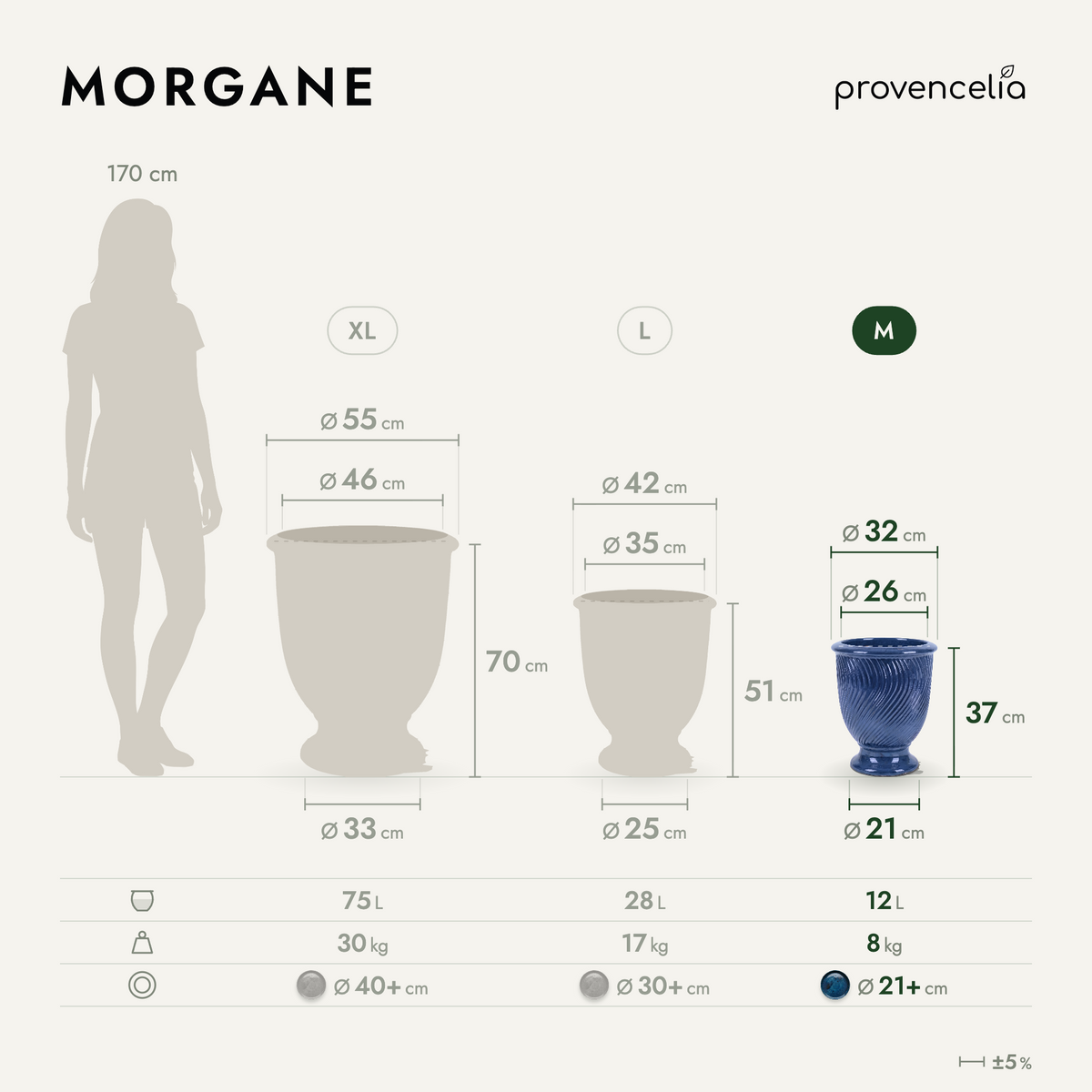 MORGANE M – Maße