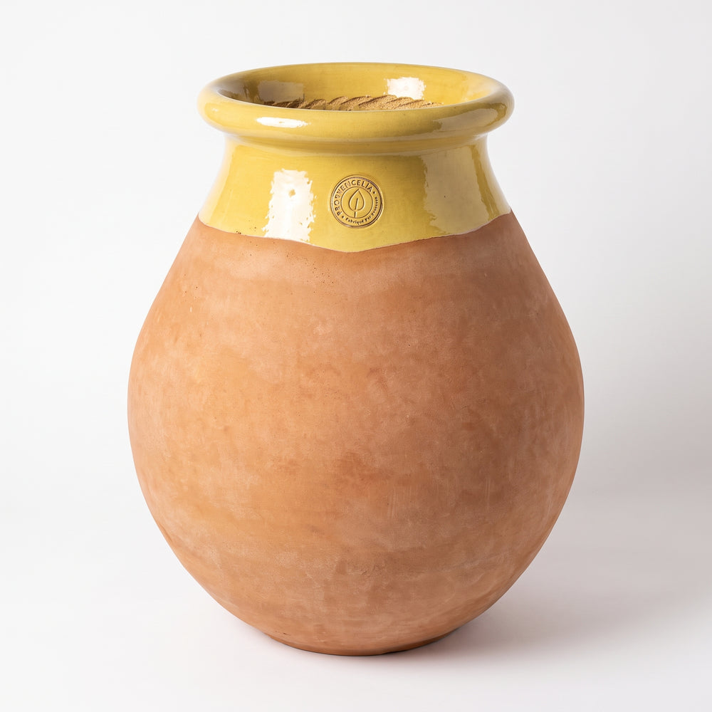 Provenzalischer Biot MADE IN PROVENCE – Keramik cérusée mit honigglasiertem Kragen - 2XL (85 cm)