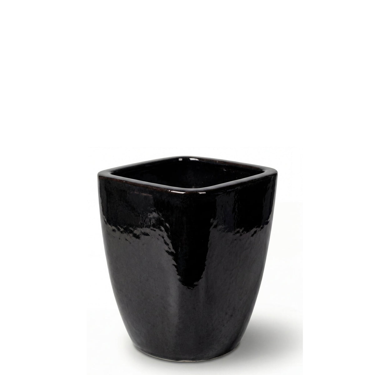 Keramik-Pflanzkübel VAUBAN – Schwarz, S (18 x 21 cm)
